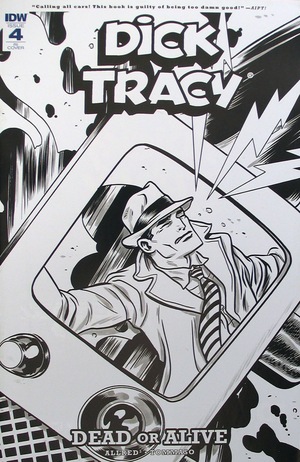 [Dick Tracy - Dead or Alive #4 (Retailer Incentive Cover - Michael Allred B&W)]