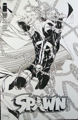 [Spawn #293 (Cover C - Todd McFarlane B&W variant, corrected edition)]