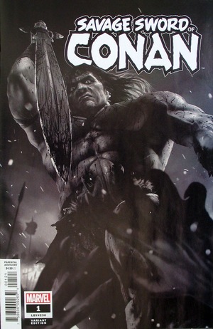 [Savage Sword of Conan (series 2) No. 1 (1st printing, variant cover - Rahzzah B&W)]
