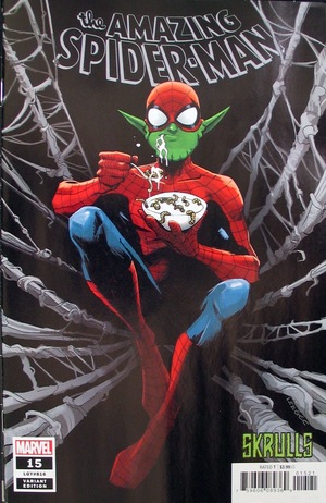 [Amazing Spider-Man (series 5) No. 15 (variant Skrulls cover - Lee Garbett)]