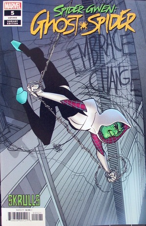 [Spider-Gwen: Ghost-Spider No. 5 (variant Skrulls cover - Pasqual Ferry)]