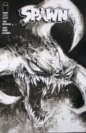 [Spawn #294 (Cover C - Francesco Mattina & Todd McFarlane B&W variant)]