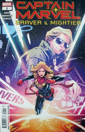 [Captain Marvel - Braver & Mightier No. 1 (standard cover - Valerio Schiti)]