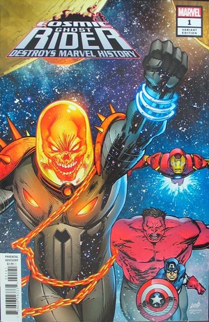 [Cosmic Ghost Rider Destroys Marvel History No. 1 (1st printing, variant cover - Rob Liefeld)]