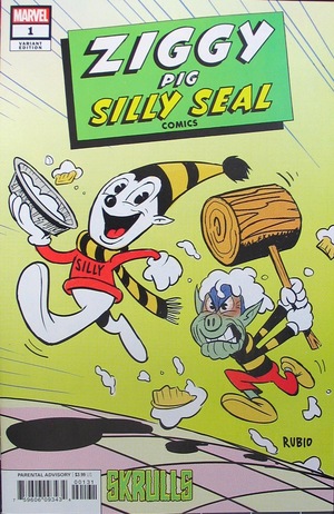 [Ziggy Pig - Silly Seal Comics (series 2) No. 1 (1st printing, variant Skrulls cover - Bobby Rubio)]