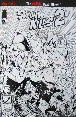 [Spawn Kills Everyone! 2 #4 (Cover B - Will Robson & Todd McFarlane B&W)]