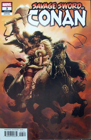 [Savage Sword of Conan (series 2) No. 3 (1st printing, variant cover - Kaare Andrews)]