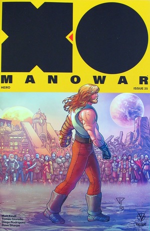 [X-O Manowar (series 4) #25 (Variant Interlocking Cover - Francis Portela)]