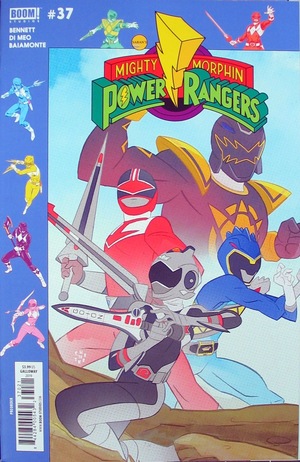 [Mighty Morphin Power Rangers #37 (variant Vintage cover - Sean Galloway)]