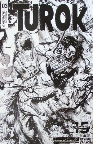 [Turok (series 3) #3 (Retailer Incentive B&W Cover - Rags Morales)]