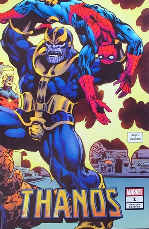 [Thanos (series 3) No. 1 (1st printing, variant wraparound Hidden Gem cover - Alan Weiss)]