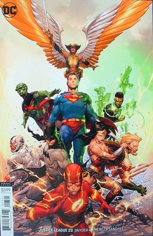 [Justice League (series 4) 23 (variant cover - Jerome Opena)]