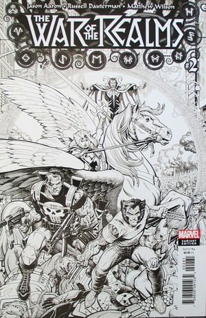 [War of the Realms No. 2 (1st printing, variant B&W cover - Arthur Adams)]