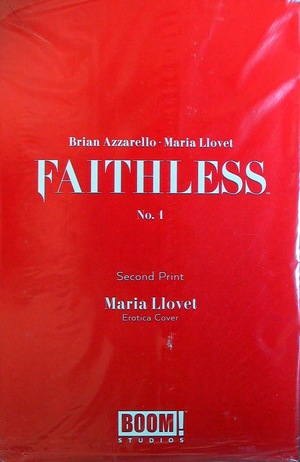 [Faithless #1 (2nd printing, variant erotica cover - Maria Llovet, in unopened polybag)]