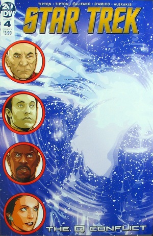 [Star Trek: The Q Conflict #4 (Cover A - David Messina left half)]