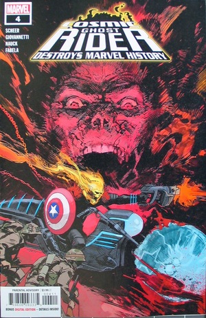 [Cosmic Ghost Rider Destroys Marvel History No. 4 (standard cover - Gerardo Zaffino)]
