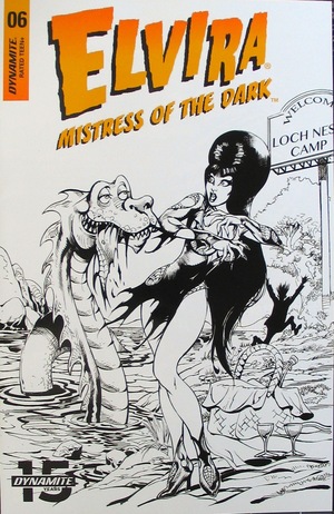 [Elvira Mistress of the Dark (series 2) #6 (Cover I - Roberto Castro B&W Incentive)]