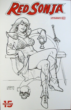 [Red Sonja (series 8) Issue #5 (Retailer Incentive B&W Cover - Joseph Michael Linsner)]