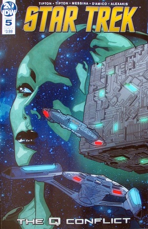 [Star Trek: The Q Conflict #5 (Cover A - David Messina left half)]