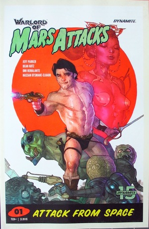 [Warlord of Mars Attacks #1 (Cover D - Ben Caldwell Trading Card variant)]