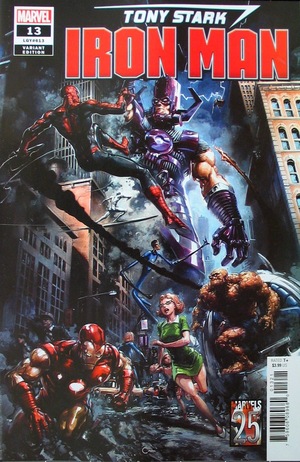 [Tony Stark: Iron Man No. 13 (variant Marvels 25th Anniversary cover - Clayton Crain)]