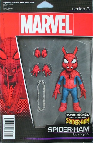 [Spider-Man Annual (series 2) No. 1 (1st printing, variant Action Figure cover - John Tyler Christopher)]