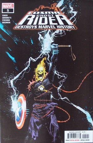 [Cosmic Ghost Rider Destroys Marvel History No. 5 (standard cover - Gerard Zaffino)]