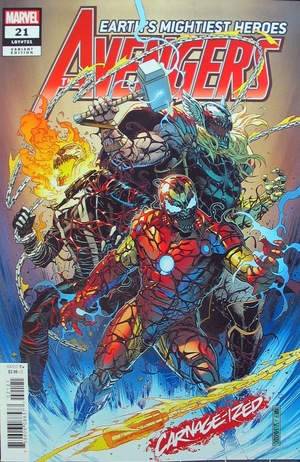 [Avengers (series 7) No. 21 (1st printing, variant Carnage-ized cover - Jim Cheung)]