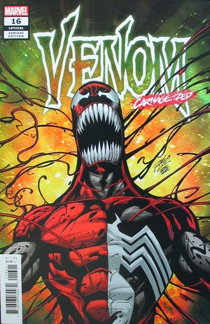 [Venom (series 4) No. 16 (1st printing, variant Carnage-ized cover - Ron Lim)]
