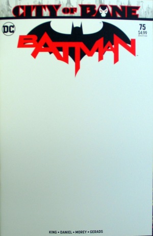 [Batman (series 3) 75 (variant blank cover)]
