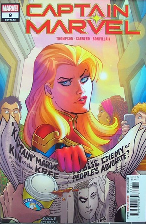 [Captain Marvel (series 11) No. 8 (1st printing, standard cover - Amanda Conner, regular logo)]