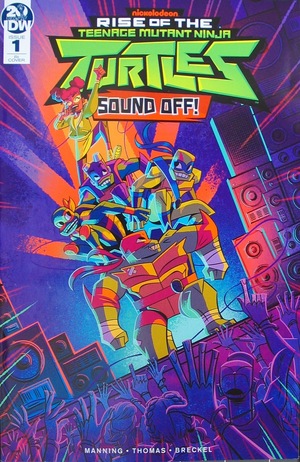 [Rise of the Teenage Mutant Ninja Turtles - Sound Off! #1 (retailer incentive cover - George Caltsoudas)]