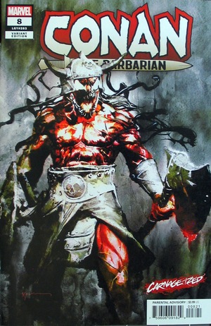[Conan the Barbarian (series 4) No. 8 (variant Carnage-ized cover - Bill Sienkiewicz)]