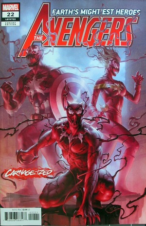 [Avengers (series 7) No. 22 (1st printing, variant Carnage-ized cover - Jung-Geun Yoon)]