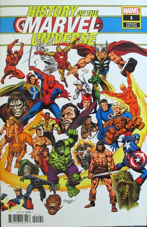 [History of the Marvel Universe (series 2) No. 1 (1st printing, variant Hidden Gem cover - John Buscema)]