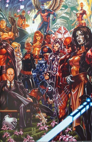 [Powers of X No. 1 (1st printing, variant virgin connecting cover - Mark Brooks)]
