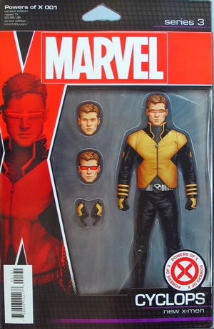 [Powers of X No. 1 (1st printing, variant Action Figure cover - John Tyler Christopher)]
