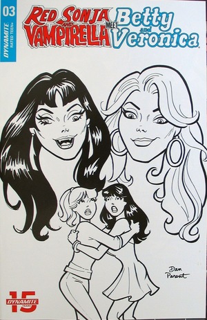 [Red Sonja and Vampirella Meet Betty and Veronica #3 (Retailer Incentive B&W Cover - Dan Parent)]
