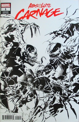 [Absolute Carnage No. 1 (1st printing, variant party exclusive B&W cover - Mike Deodato Jr.)]