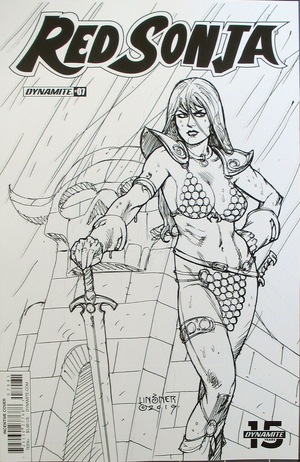 [Red Sonja (series 8) Issue #7 (Retailer Incentive B&W Cover - Joseph Michael Linsner)]