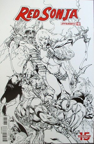 [Red Sonja (series 8) Issue #7 (Retailer Incentive B&W Cover - Roberto Castro)]