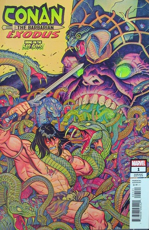 [Conan the Barbarian - Exodus No. 1 (1st printing, variant Bring on the Bad Guys! cover - Nick Bradshaw)]