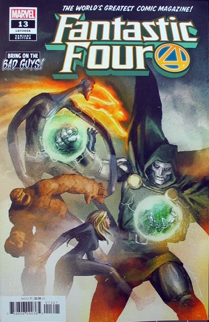 [Fantastic Four (series 6) No. 13 (1st printing, variant Bring on the Bad Guys! cover - Gerald Parel)]
