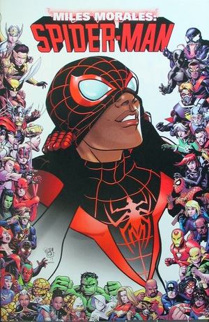 [Miles Morales: Spider-Man No. 9 (variant Marvel 80th Anniversary frame cover - Pasqual Ferry & Mike McKone)]