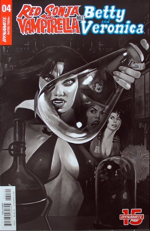 [Red Sonja and Vampirella Meet Betty and Veronica #4 (FOC Incentive B&W Cover - Fay Dalton)]