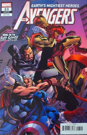 [Avengers (series 7) No. 23 (variant Bring on the Bad Guys! cover - Mike McKone)]