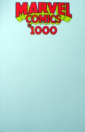 [Marvel Comics No. 1000 (1st printing, variant blank cover)]