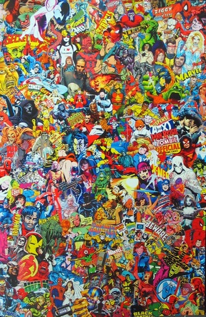 [Marvel Comics No. 1000 (1st printing, variant collage cover - Mr. Garcin)]