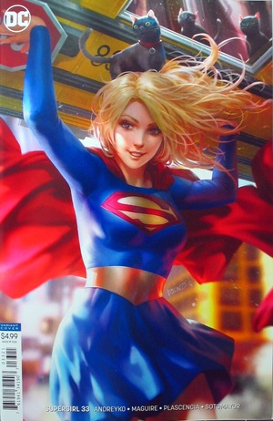 [Supergirl (series 7) 33 (variant cardstock cover - Derrick Chew)]