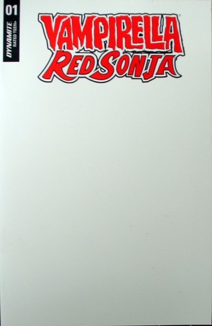 [Vampirella / Red Sonja #1 (Blank Authentix Cover)]